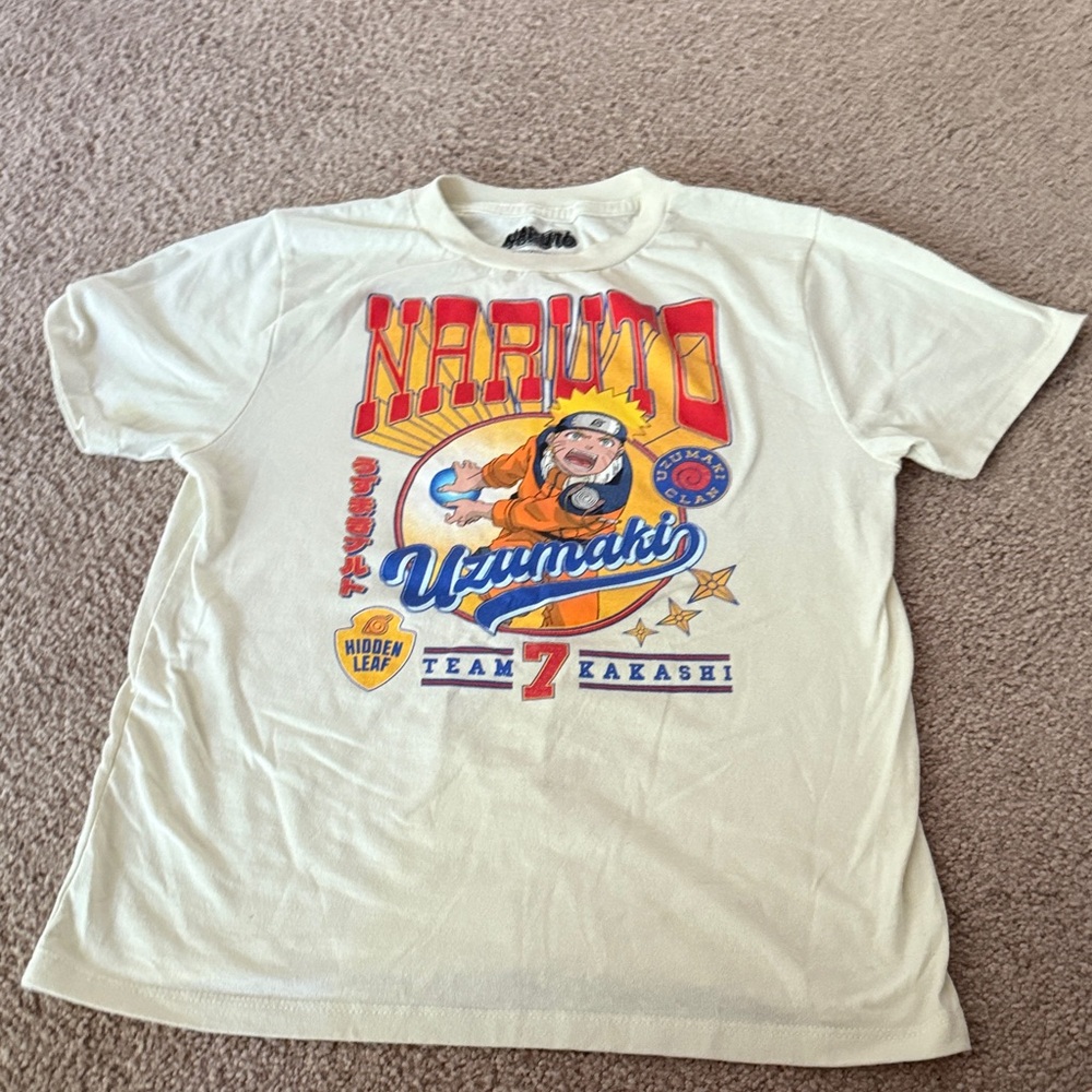 NWOT Naruto Uzumaki Graphic T-Shirt, Boys Sz (L)